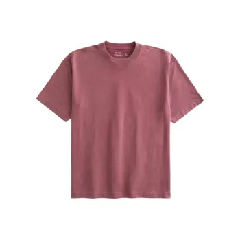 Hollister T-Shirt Men's Washed Deep Red