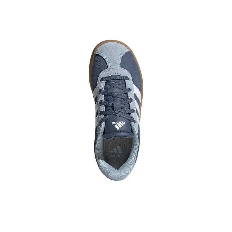 Adidas Velosamba Chaussures Vl Court 3.0 Anti-Slip Wear-Resistant Low-Top Skateboard Shoes Unisex Blue-4