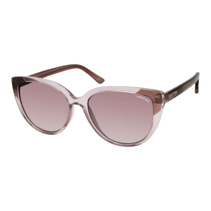 KENNETH COLE Injection Molded Cat Eye Sunglasses Women's Pink-0