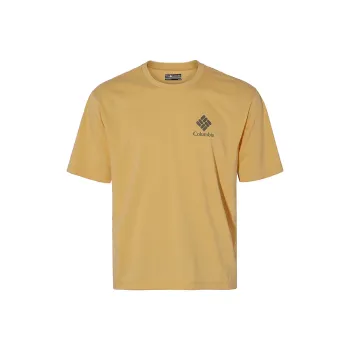 Columbia T Shirts Men 715 Yellow