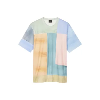 Paul Smith Color Block Relaxed Fit T Shirt