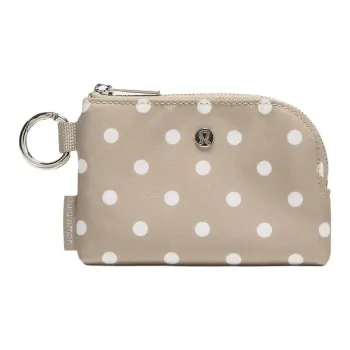 Lululemon Recycled Polyester Card Holder Women's Oak & White