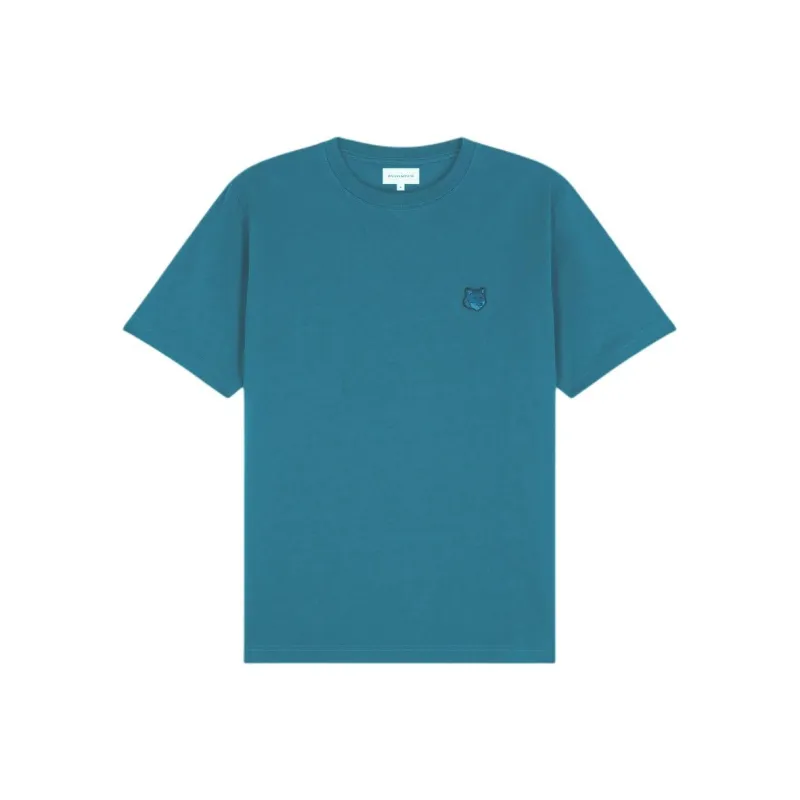 Maison Kitsune Bold Fox Head Patch Crewneck T Shirt-0