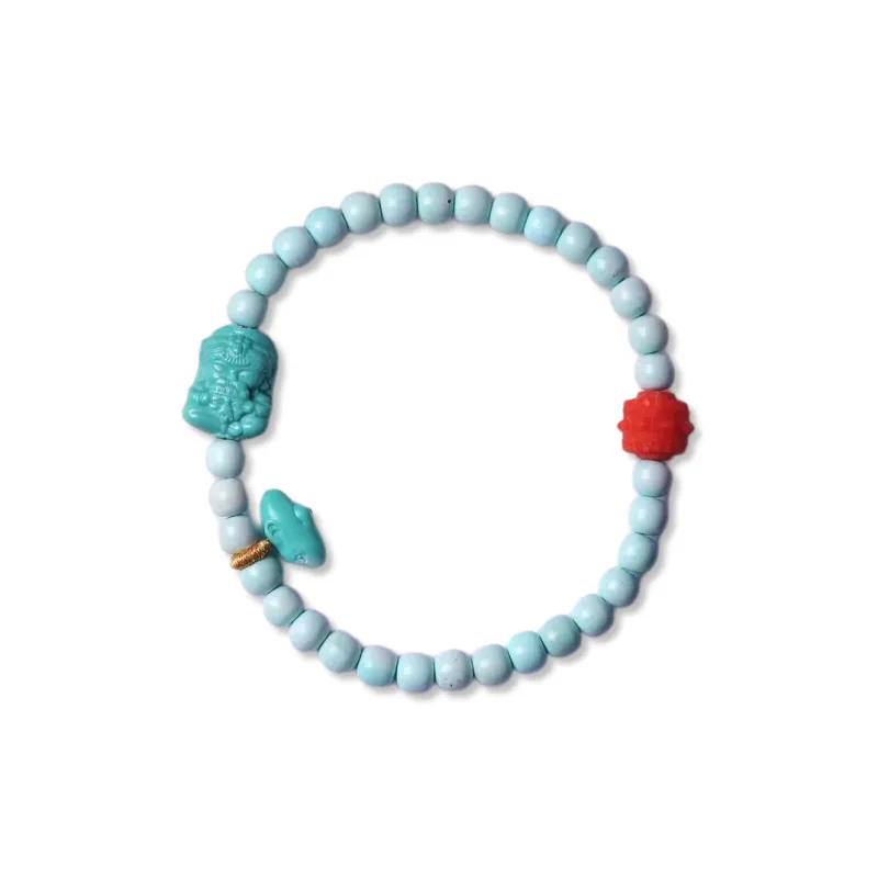 Xiangyan Turquoise Fine Jade Bracelets Unisex-0