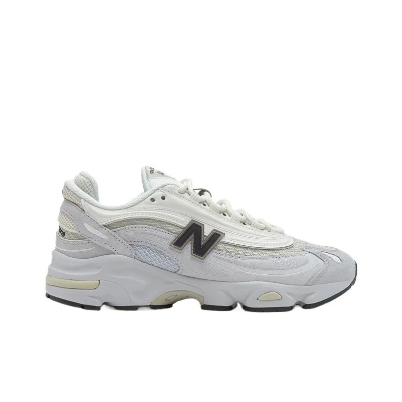 New Balance M1000 Abrasion Resistant Low Top Running Shoes Unisex Gray White-1
