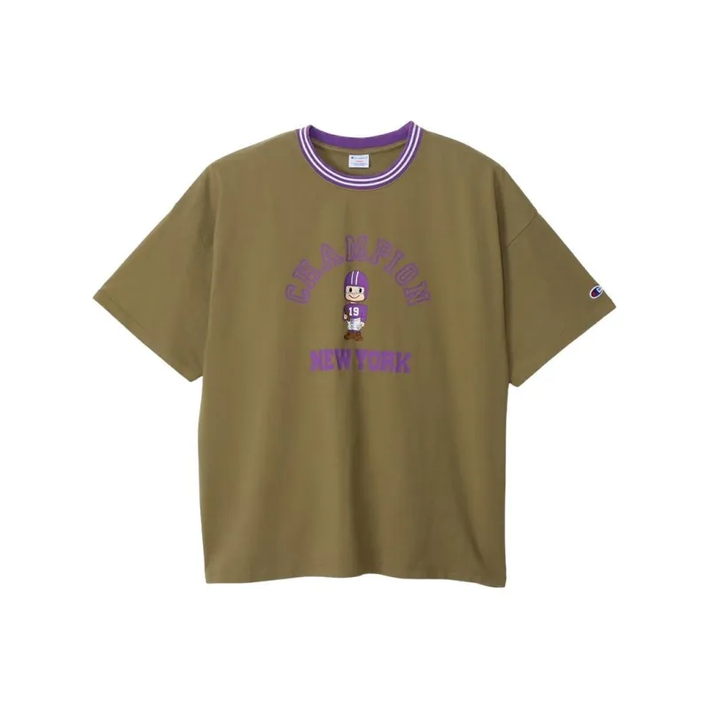 Champion T-Shirt Men's Olive Brown-0