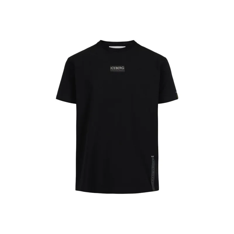 Iceberg Logo patch T shirt-0
