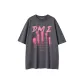 Dark Gray-T-Shirt-Ghost Letter Large