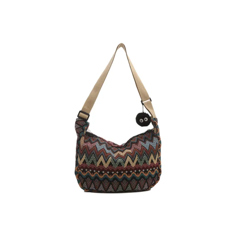 BALANG Canvas Crossbody Bag, Shoulder Bag Regular Women's Multicolor-11