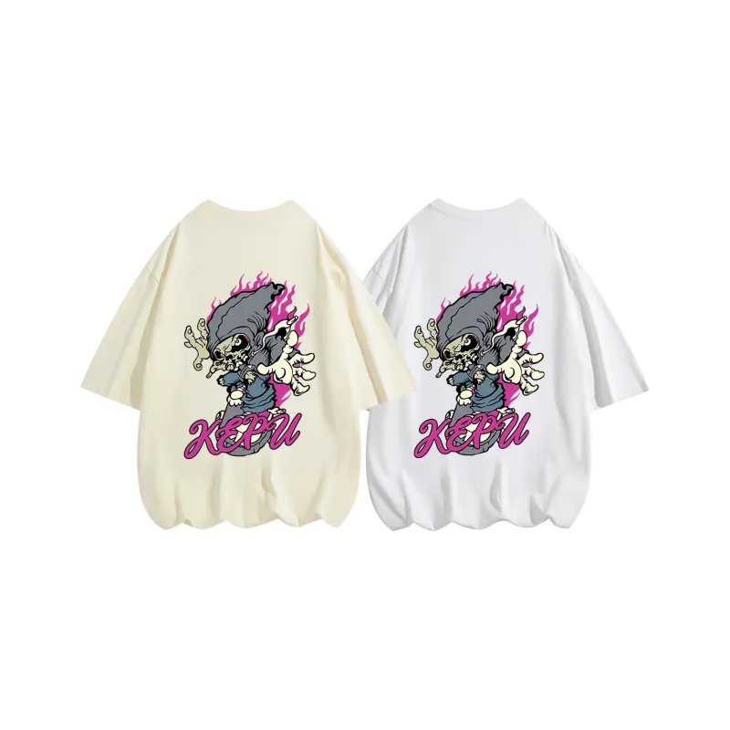 Kepu T Shirt Unisex 2 Pack White-22
