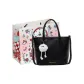 Black+Charm+Shopping Bag