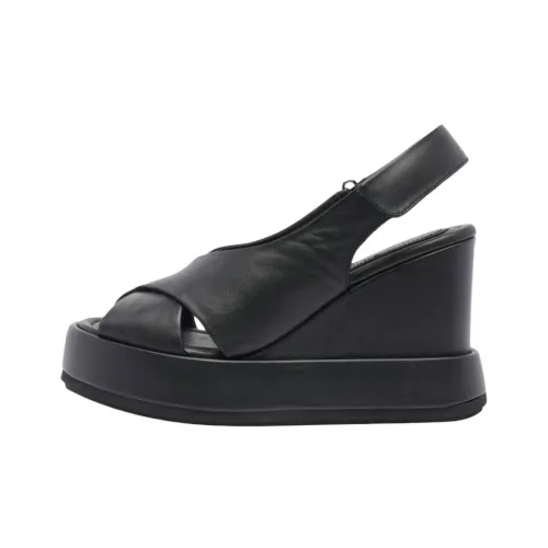 Paloma Barceló Cora One Strap Sandals 11cm Women's Black