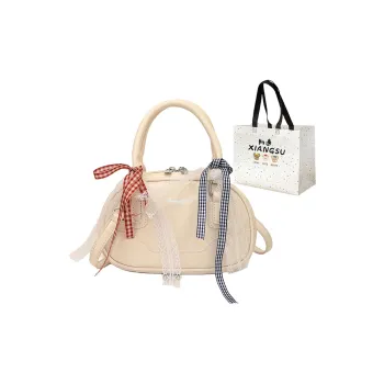 XIANGSU PU One Shoulder Handbags Women's White/Black/Pink/Red/Khaki/Green