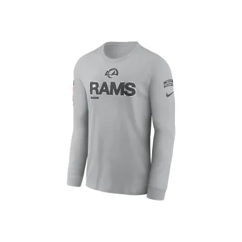 Nike Los Angeles Rams Salute To Service Mascot Edge Legend Men's Nike Nfl Long Sleeve T Shirt