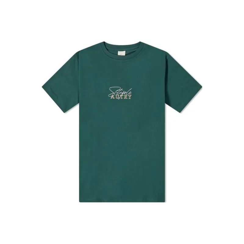 AUTRY X Jeff Staple Logo embroidered T shirt-0