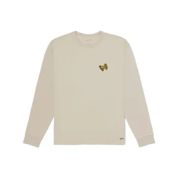 Vans TEE LS T Shirt Unisex Beige Brown