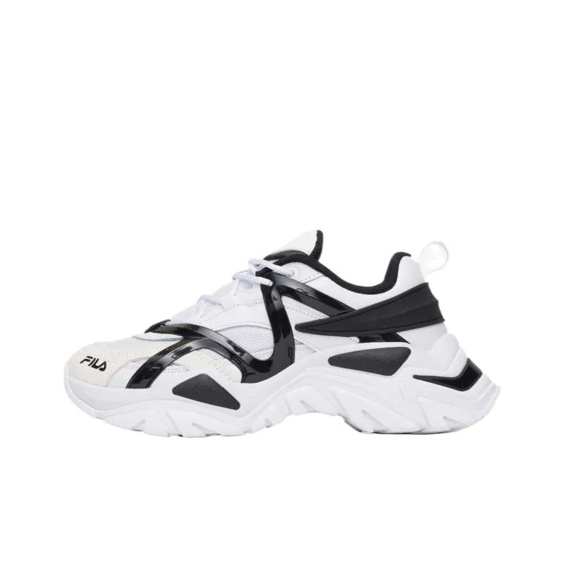 FILA Electrove 3 Low Top Casual Shoes Women's Black White-0
