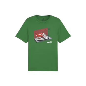 PUMA Graphic Sneaker Box T-Shirts Men Green