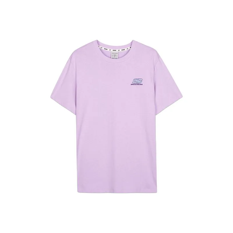 Skechers T Shirt Unisex Purple Rose-0