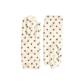 Valentino Metal Gloves Women's White