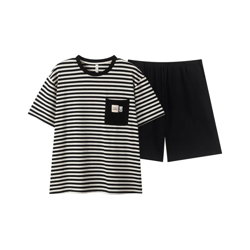 ROUKEER Men Pajama Sets-7