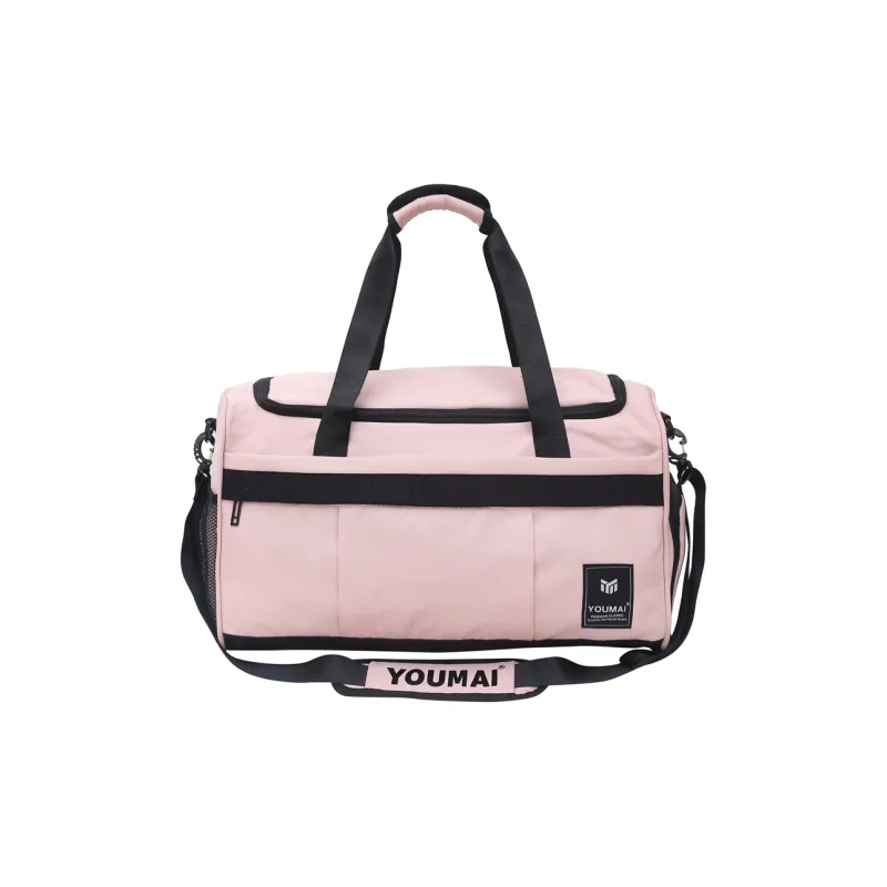 Deli Bear Nylon Gym Bag Unisex Black/Pink/Gray/Red/Yellow/Blue/Turquoise-5