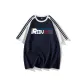 Navy Blue & Heather Gray