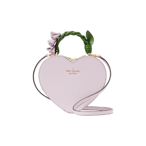 Kate Spade Cow Leather Handbag Small Size Women's Light Purple
