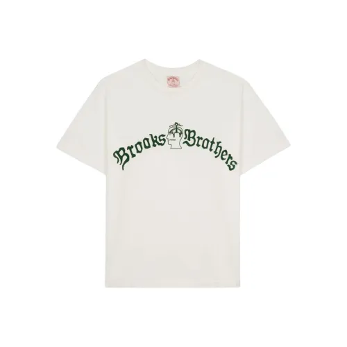Brain Dead BROOKS BROTHERS Collaboration T Shirts Unisex White