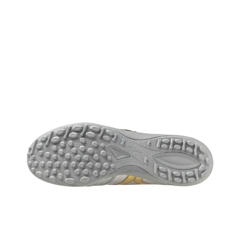 Mizuno MORELIA SALA Slip Resistant Soccer Shoes Unisex Gold Silver-2
