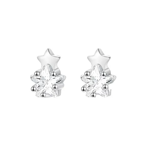 Universe Search S925 Silver Stud Earrings Women's