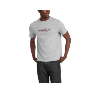 GUESS T-Shirts Men Gray