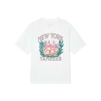 MLB New York Yankees T Shirts Unisex Ecru