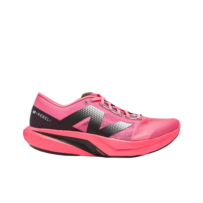 New Balance FuelCell Rebel V4 Abrasion Resistant Low Top Running Shoes Men's Pink-1