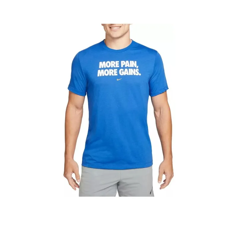 Nike Clothing T Shirts Men Blue-0