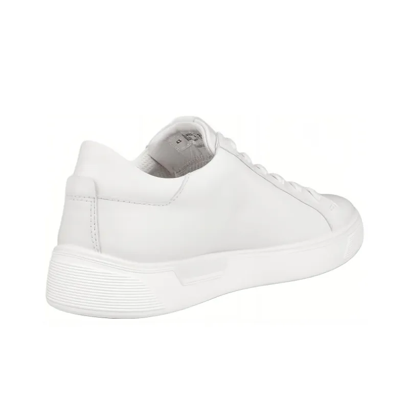 Ecco Street Tray Low Top Skateboard Shoes Men's White-2