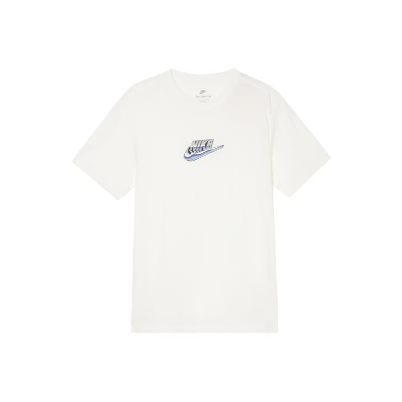 Nike T Shirts Men Sail White-0