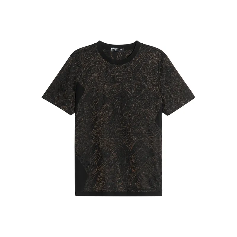 ANDREW MACKENZIE T Shirt Men's Black Orange-0
