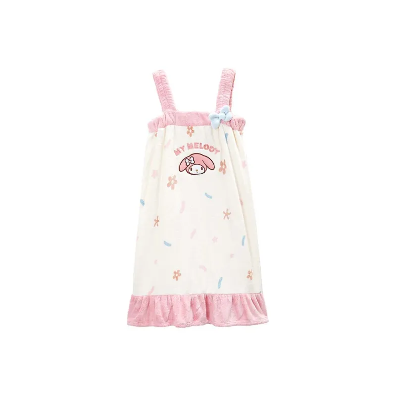 GUKOO x Sanrio Melodi Nightgown Women's Ecru-0