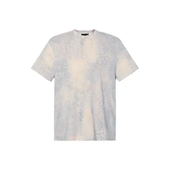 ROCAWEAR T Shirt Unisex Green Leopard Print