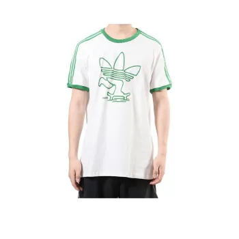 Adidas Originals T Shirt Men's White Green