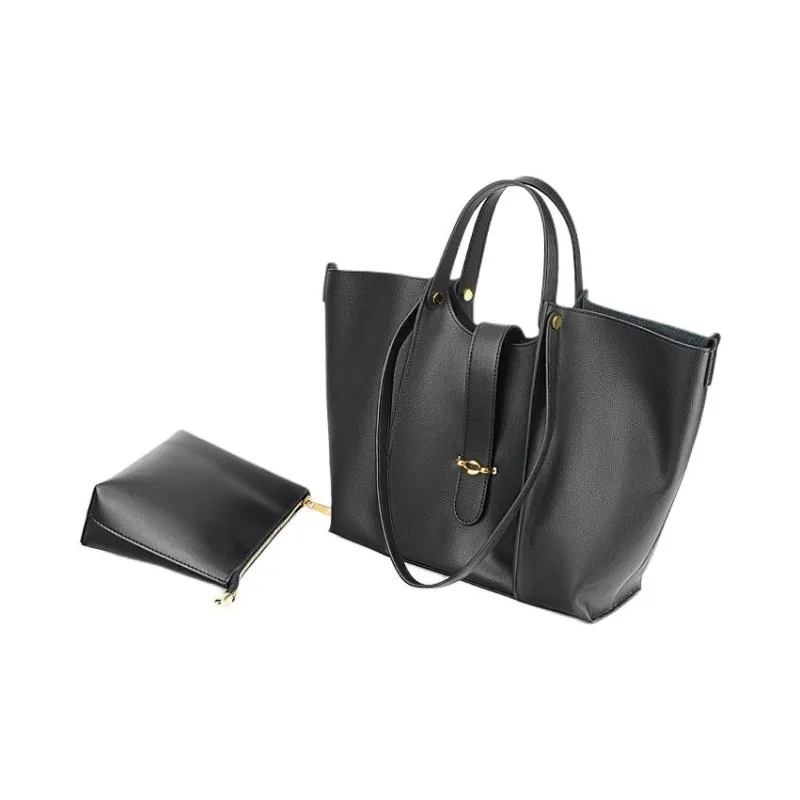H YXIANG Cow Leather One Shoulder Handbag Regular Women's Graphite-2