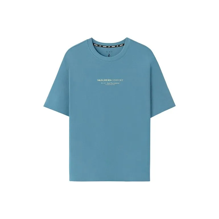 Skechers Sportlife SS25 T Shirt Unisex Adriatic Blue/030N-0