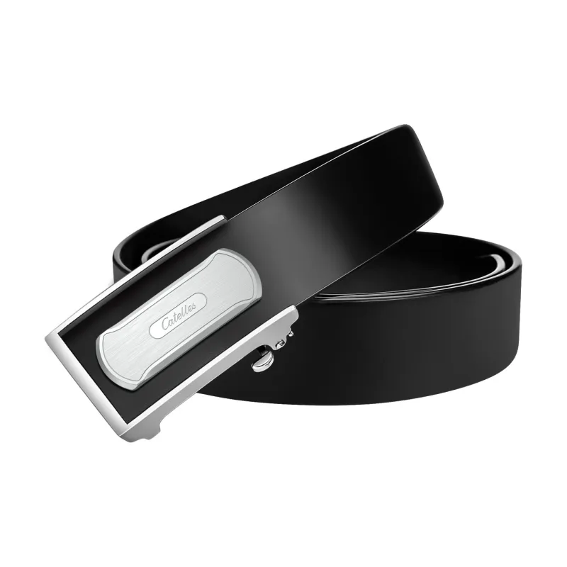 CATELLES Cow Leather Belts Men's 3.5cm-2
