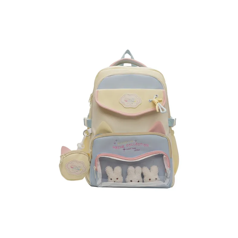 Tong Tong Rabbit Nylon Backpack Unisex Multicolor-20