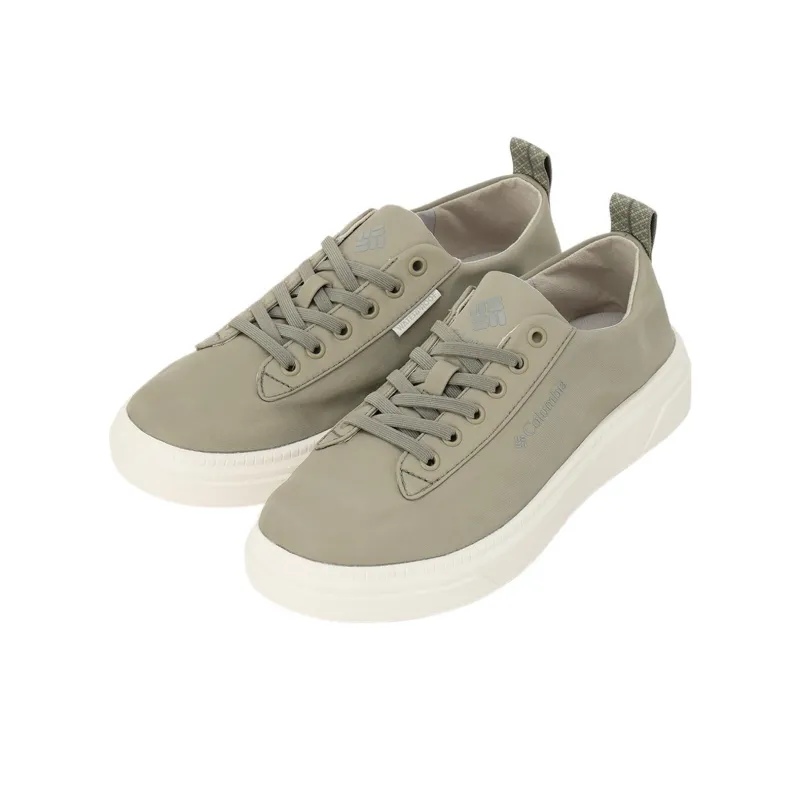 Columbia Waterproof Low Top Skateboard Shoes Women's Gray Green-4