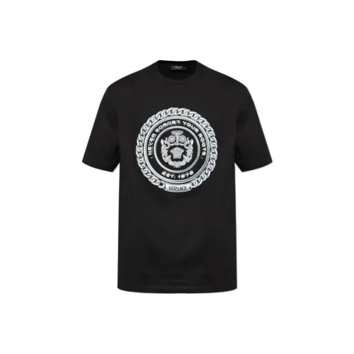 VERSACE Never Forget Printed Crewneck T Shirt