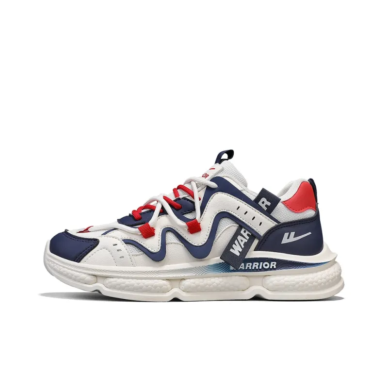 Warrior Durable Lightweight Cushioning Low Top Chunky Sneakers Men's-14