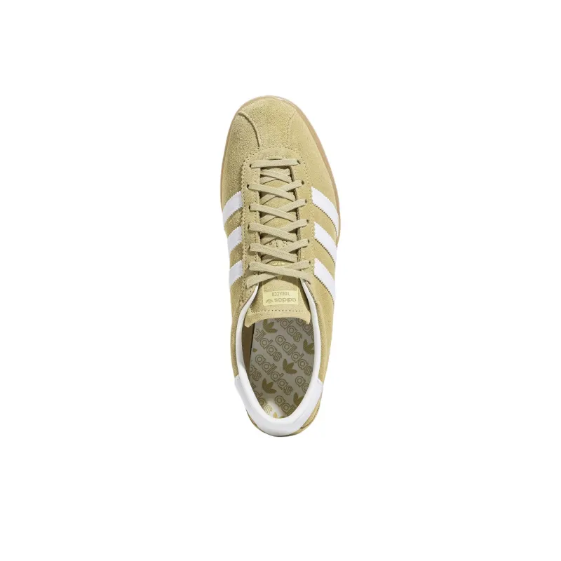 Adidas Tobacco Anti Slip Wear Resistant Low Top Skateboard Shoes Unisex Yellow-1