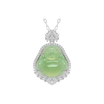 Princess Cui Chalcedony Jade Necklaces Unisex